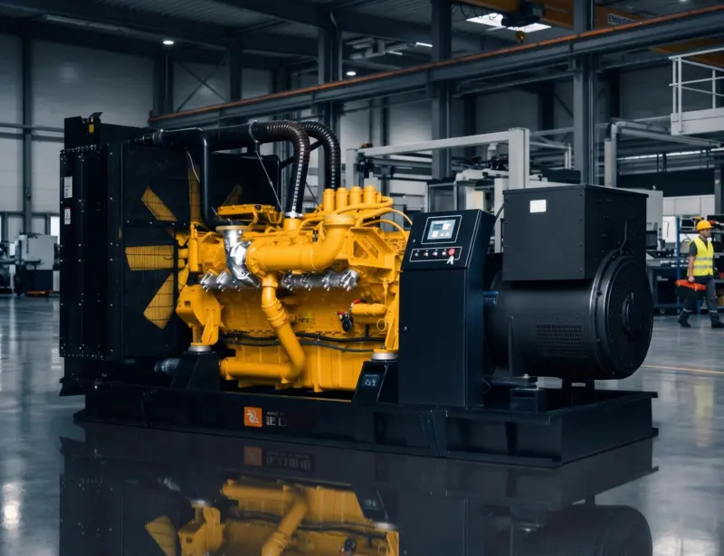Industrial Generator in Warehouse